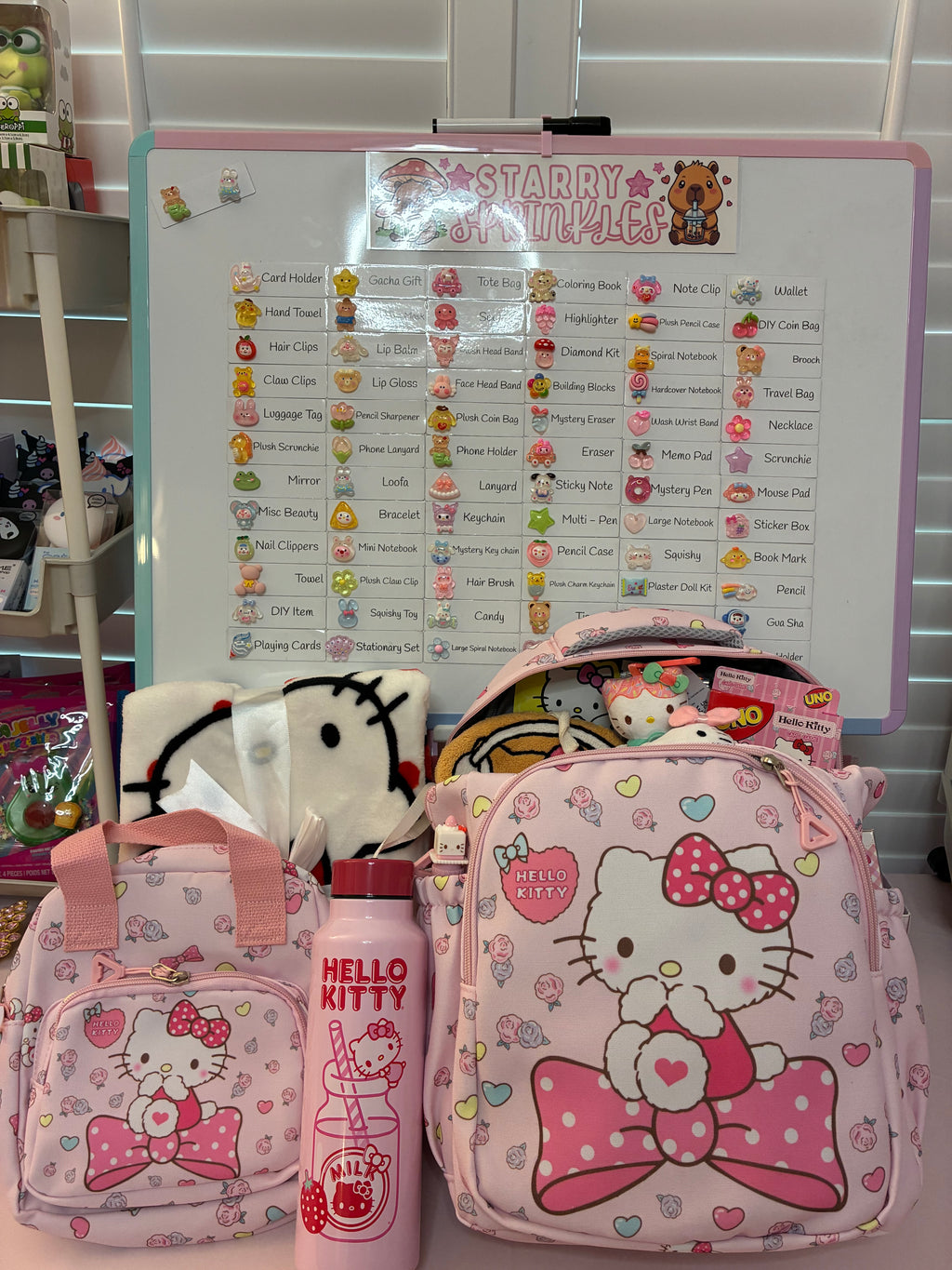 Hello Kitty Mystery Back Pack With 2 Piece Bag Set