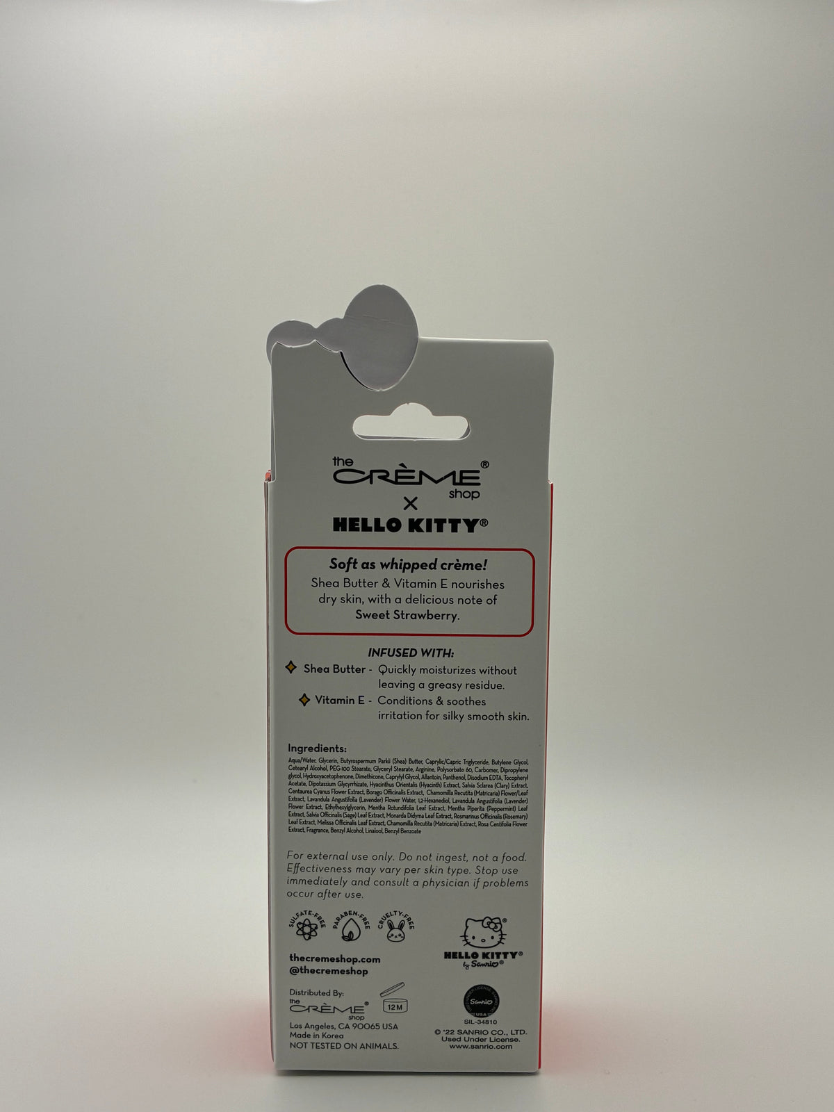 The Creme Shop X Hello Kitty Lotion - Sweet Strawberry