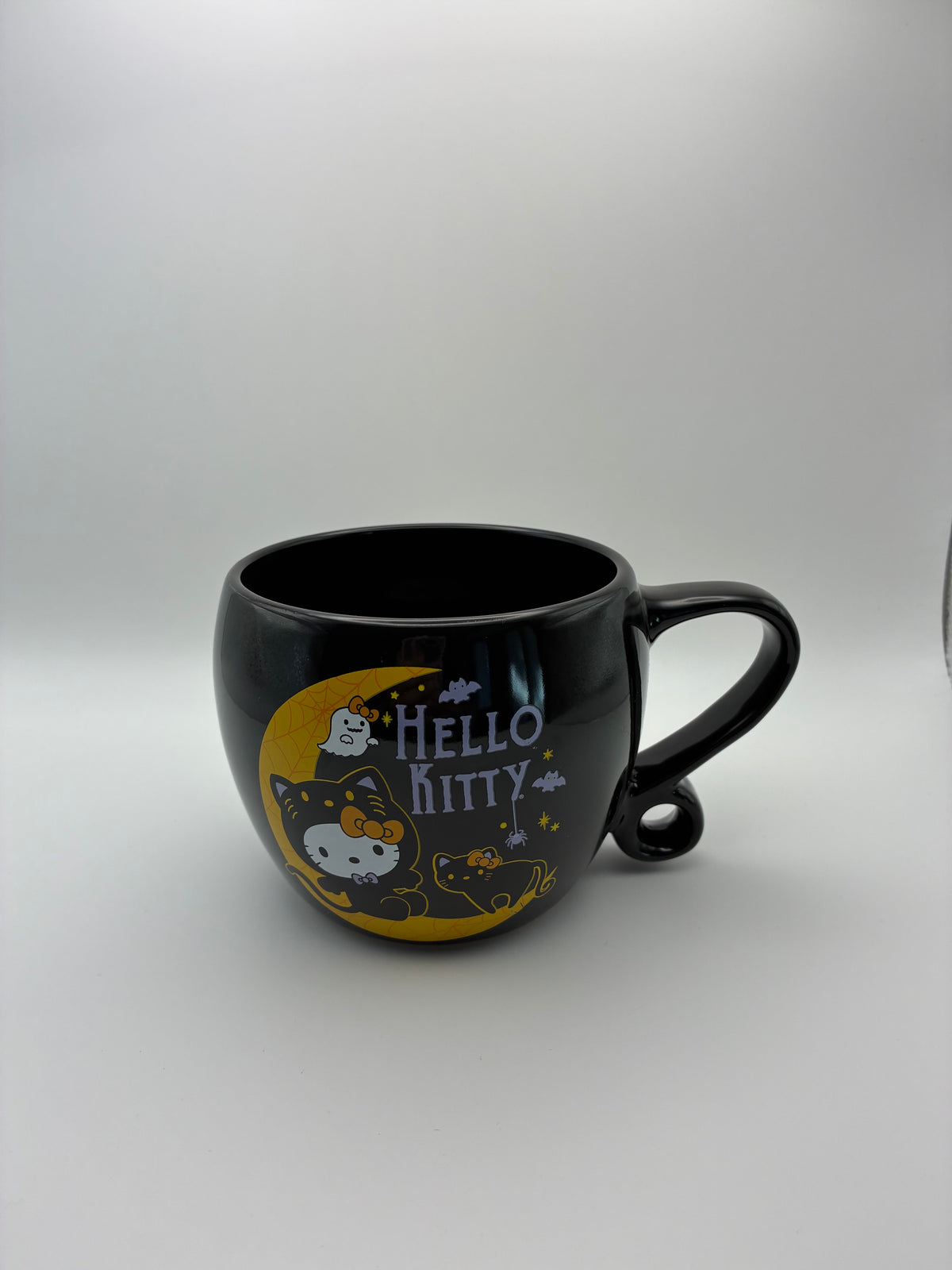 Black Ceramic Hello Kitty Fall Mug