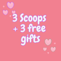 3 Mystery scoop + 3 free gift
