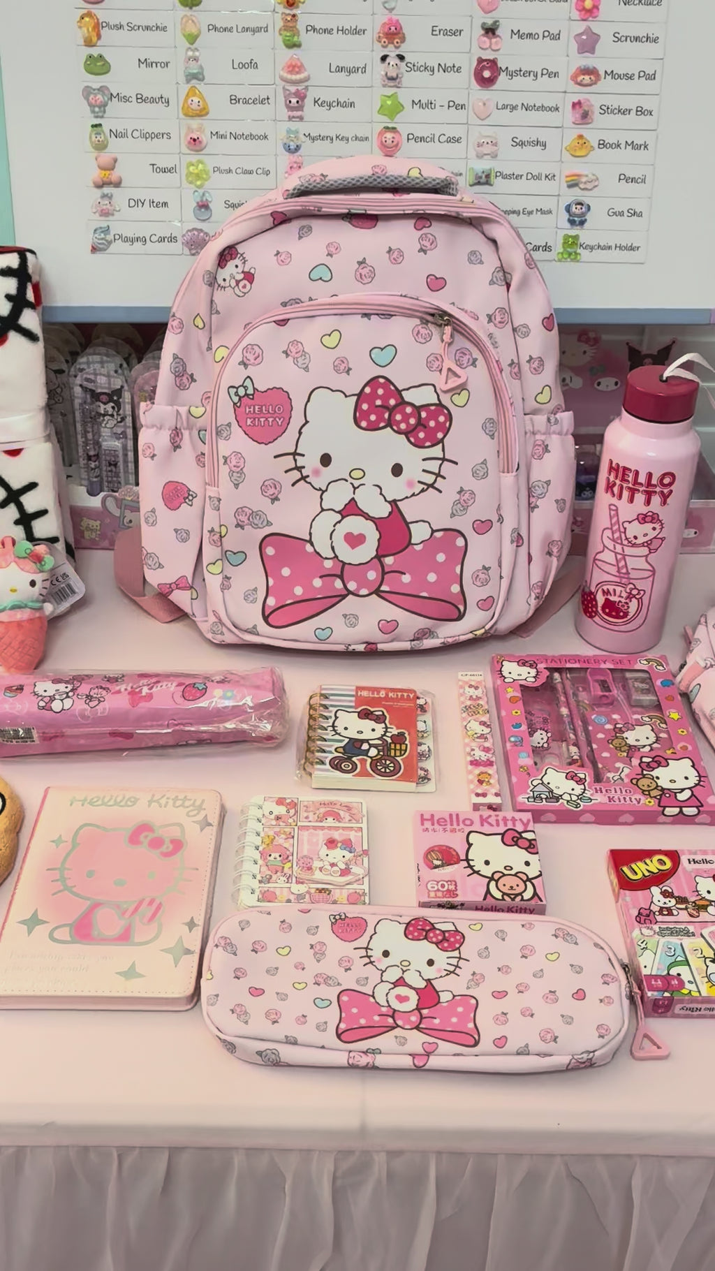 Hello Kitty Mystery Back Pack With 2 Piece Bag Set